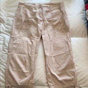 Cropped Tan Pants
